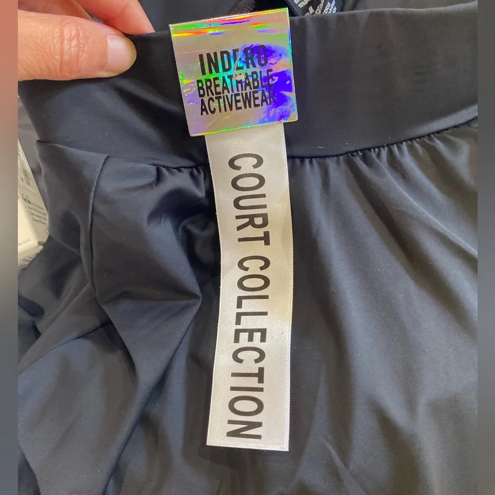 NWT!Pickle Ball skirt w-built in shorts Black size Medium - Picture 10 of 11